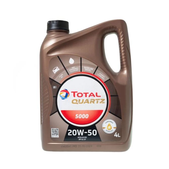 TOTAL QUARTZ 5K 20W-50-4L-